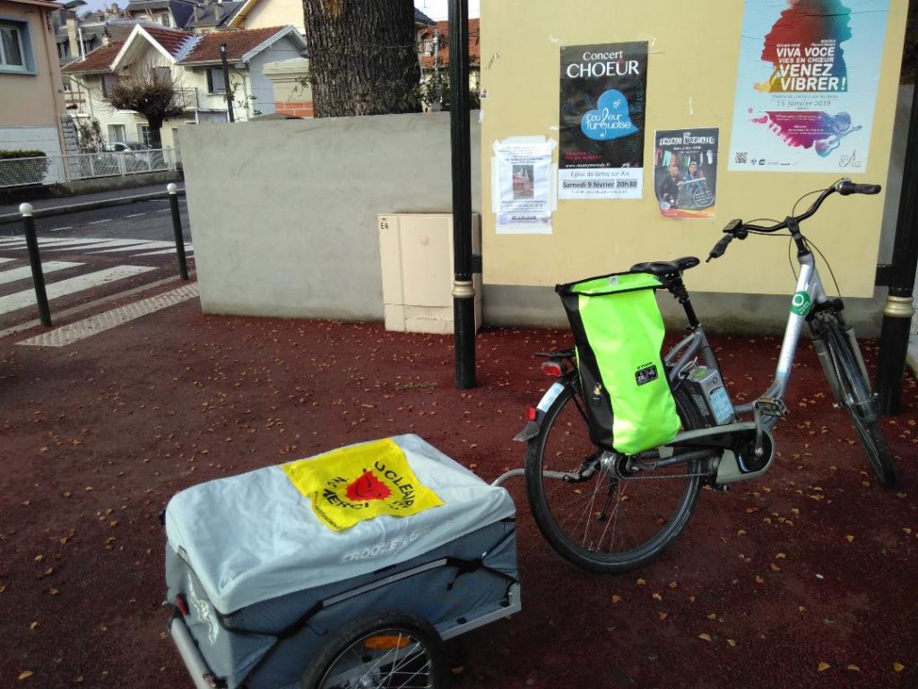 affichage panneaux yaka vélo